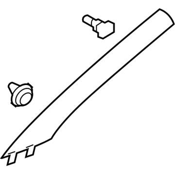 Hyundai 85820-J3000-NNB Front Pillar Trim Assembly Right Hand 85820-J3000-NNB Hyundai Front Pillar Trim Assembly Right Hand Illustration 1 of 1