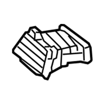 97480-D2000-4X Hyundai Side Air Ventilator Duct Assembly Left Hand Illustration 1 of 1