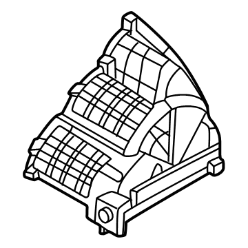Hyundai 971A8-BF000 CASE-INTAKE,RH 971A8-BF000 Hyundai CASE-INTAKE,RH Illustration 1 of 1