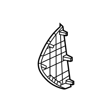 Hyundai 84785-L1AA0-NNB Cover Assembly-C/Pad Main Side Right Hand 84785-L1AA0-NNB Hyundai Cover Assembly-C/Pad Main Side Right Hand Illustration 1 of 1