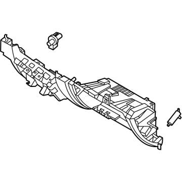 84760-L1AC0-NNB Hyundai Crash Main Center Panel Illustration 1 of 1