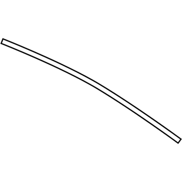 87132-2V000 Hyundai Moulding-Tail Gate Glass,Lower Illustration 1 of 1