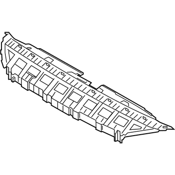 86361-G2000 Hyundai Radiator Grille Cover Upper Illustration 1 of 1