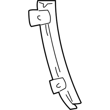 Hyundai 83560-39000 Channel Assembly-Rear Door Front L 83560-39000 Hyundai Channel Assembly-Rear Door Front L Illustration 1 of 1
