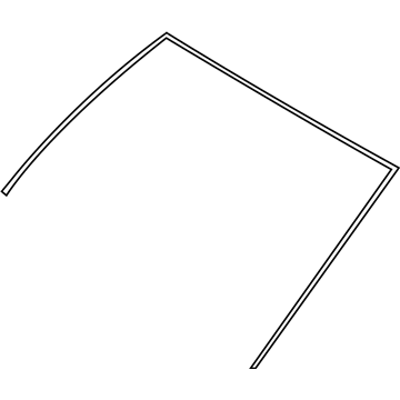 86131-A5000 Hyundai Windshield Glass Moulding Illustration 1 of 1