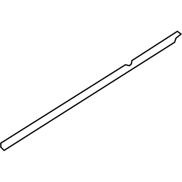 Hyundai 83231-2B000 Rear Door Belt Weatherstrip Inside Left Hand 83231-2B000 Hyundai Rear Door Belt Weatherstrip Inside Left Hand Illustration 1 of 1