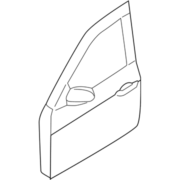 Hyundai 76004-3M000 Front Door Panel Assembly Right Hand 76004-3M000 Hyundai Front Door Panel Assembly Right Hand Illustration 1 of 1