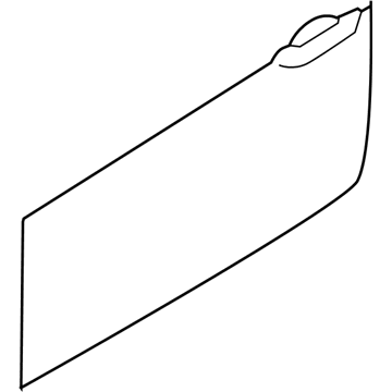 76121-3M000 Hyundai Front Door Outer Panel Right Hand Illustration 1 of 1