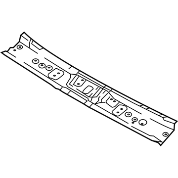 Hyundai 67121-J0000 Roof Front Rail Assembly 67121-J0000 Hyundai Roof Front Rail Assembly Illustration 1 of 1