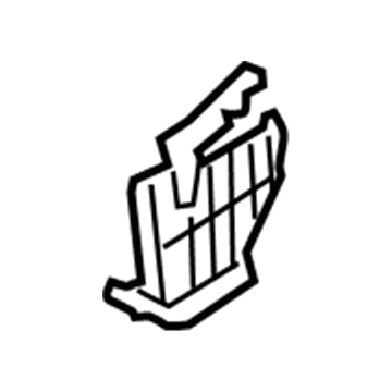 86154-J0000 Hyundai Cover Assembly-Cowl Top Side,RH Illustration 1 of 1