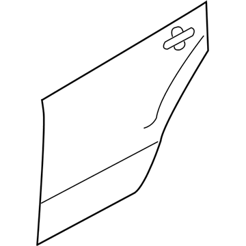 Hyundai 77111-2E010 Rear Door Outer Panel Left Hand 77111-2E010 Hyundai Rear Door Outer Panel Left Hand Illustration 1 of 1