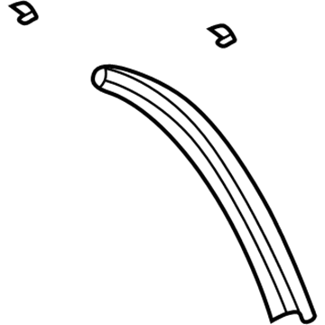 Hyundai 82860-39000 Retainer-Weatherstrip Upper RH 82860-39000 Hyundai Retainer-Weatherstrip Upper RH Illustration 1 of 1