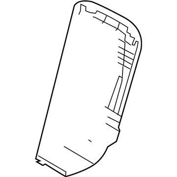 Hyundai 88370-2B000-J4U Front Seat Back Cover Assembly 88370-2B000-J4U Hyundai Front Seat Back Cover Assembly Illustration 1 of 1