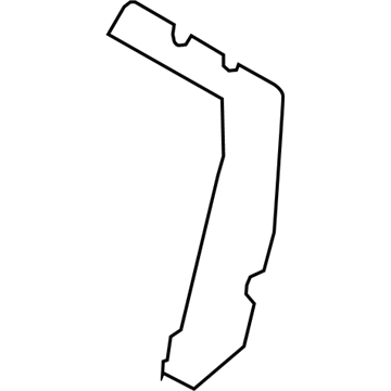 Hyundai 88355-2B000 Cover-Front Back Anti Noise 88355-2B000 Hyundai Cover-Front Back Anti Noise Illustration 1 of 1