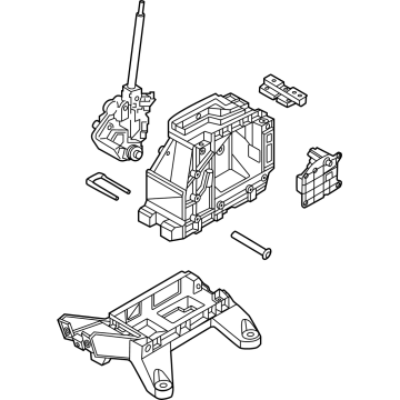 Hyundai 46700-BE100 LEVER ASSY-ATM 46700-BE100 Hyundai LEVER ASSY-ATM Illustration 1 of 1