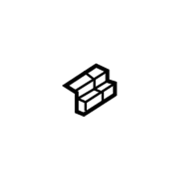 81657-A5000 Hyundai Shoe-Roller Blind Rear,LH Illustration 1 of 1