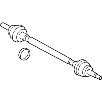 Hyundai 49600-J6200 Shaft Assembly-Drive RR,LH 49600-J6200 Hyundai Shaft Assembly-Drive RR,LH Illustration 1 of 1