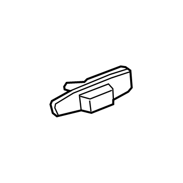 898W1-S8000-NNB Hyundai Holder-Seat Belt Illustration 1 of 1