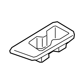 Hyundai 85737-S8000-NNB Tray-Lugg Side,LH 85737-S8000-NNB Hyundai Tray-Lugg Side,LH Illustration 1 of 1