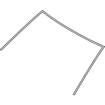 86120-BE000 Hyundai Windshield Glass Moulding Illustration 1 of 1