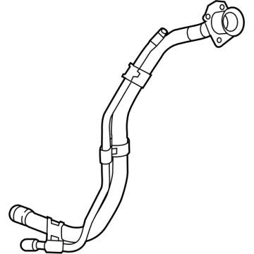 Hyundai 31030-BE500 FILLER NECK & HOSE ASSY 31030-BE500 Hyundai FILLER NECK & HOSE ASSY Illustration 1 of 1