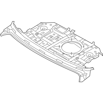 69300-D2500 Hyundai Panel & Frame Assembly-Pkg Tray,RR Illustration 1 of 1