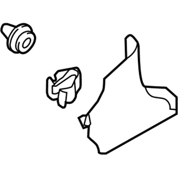 Hyundai 85823-A5000-RY Trim-Cowl Side Left Hand 85823-A5000-RY Hyundai Trim-Cowl Side Left Hand Illustration 1 of 1