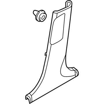 85845-A5050-RY Hyundai Lower Center Pillar Trim Assembly Right Hand Illustration 1 of 1