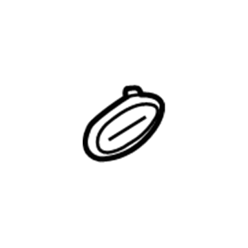 Hyundai 85842-A5000-TX Cover-Center Pillar Trim,RH 85842-A5000-TX Hyundai Cover-Center Pillar Trim,RH Illustration 1 of 1