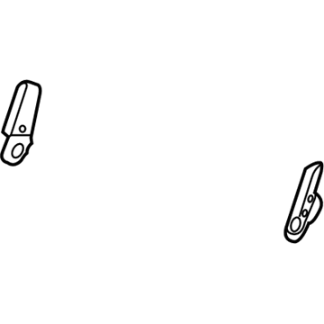 Hyundai 89470-4D120-KS Cover-Rear Seat Recliner,RH 89470-4D120-KS Hyundai Cover-Rear Seat Recliner,RH Illustration 1 of 1