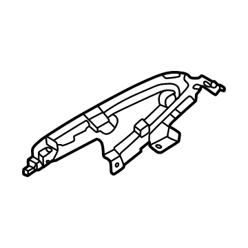 846C6-CW100-NNB Hyundai GARNISH-Upper,LH Illustration 1 of 1