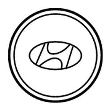 Hyundai 52960-4J000 Wheel Hub Cap Assembly 52960-4J000 Hyundai Wheel Hub Cap Assembly Illustration 1 of 1