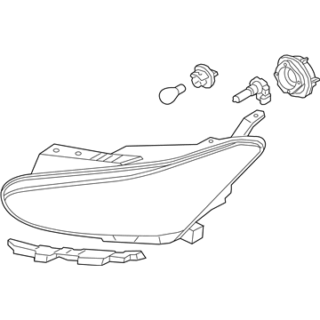 Hyundai Veloster N Headlight - 92102-J3140