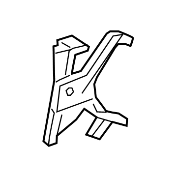 Hyundai 83472-K2000 RETAINER-RR Dr Latch LH 83472-K2000 Hyundai RETAINER-RR Dr Latch LH Illustration 1 of 1