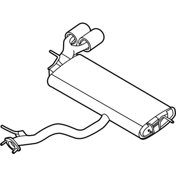 2024 Hyundai Kona Exhaust Pipe - 28710-BE220