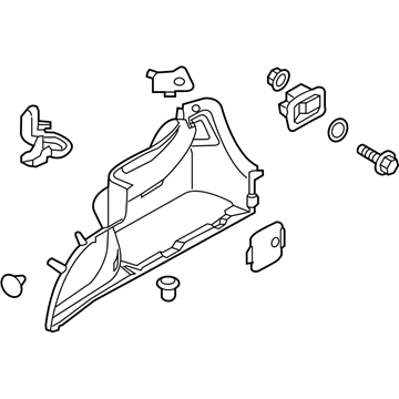 Hyundai 85740-B1101-RRY Luggage Side Trim Assembly Right Hand 85740-B1101-RRY Hyundai Luggage Side Trim Assembly Right Hand Illustration 1 of 1