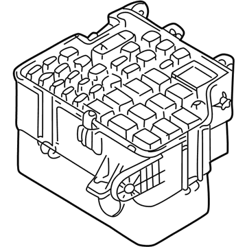 2002 Hyundai Santa Fe Fuse Box - 91288-26201