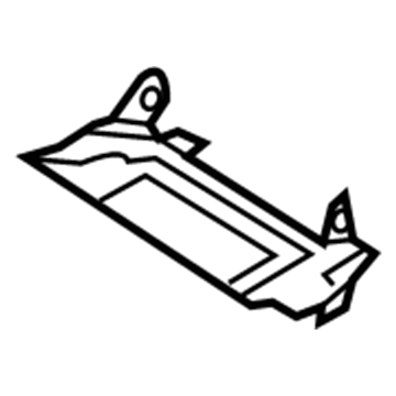 84735-F3500-PKG Hyundai Panel Assembly-Crash Pad LWR REINF Illustration 1 of 1