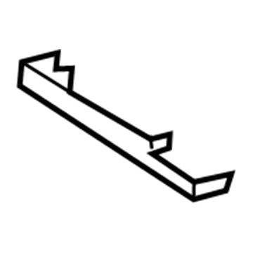 84780-F3500-SSH Hyundai Garnish Assembly-C/Pad Center Left Hand Illustration 1 of 1
