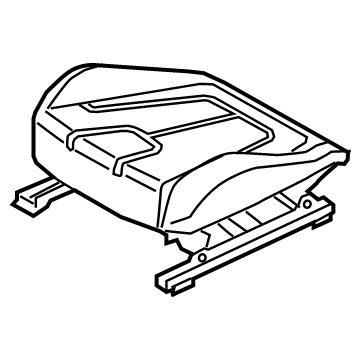 Hyundai Veloster Seat Cushion - 88201-J3710-PMG