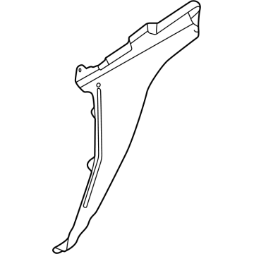 97995-P6000 Hyundai COVER ASSY-RR A/CON BLANKING Illustration 1 of 1