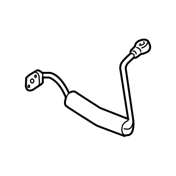 Hyundai 28240-2B760 Pipe Assembly-Oil Feed 28240-2B760 Hyundai Pipe Assembly-Oil Feed Illustration 1 of 1