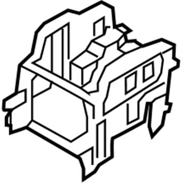 84616-D2100 Hyundai Panel Assembly-Floor Console Illustration 1 of 1