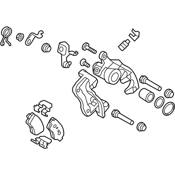 Hyundai Accent Brake Caliper - 58210-H9100