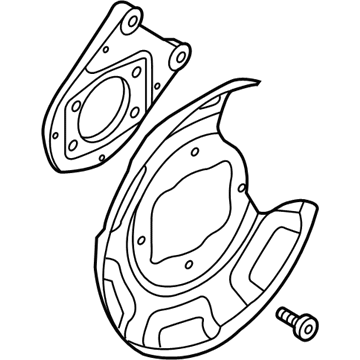 Hyundai Accent Brake Dust Shield - 58391-H8000