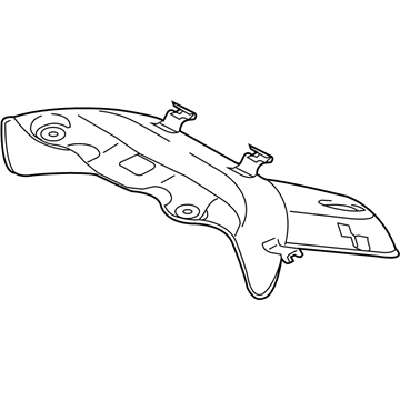Hyundai Accent Exhaust Heat Shield - 28525-2B801