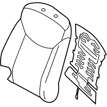 2013 Hyundai Elantra Seat Cover - 88360-3X170-PDM