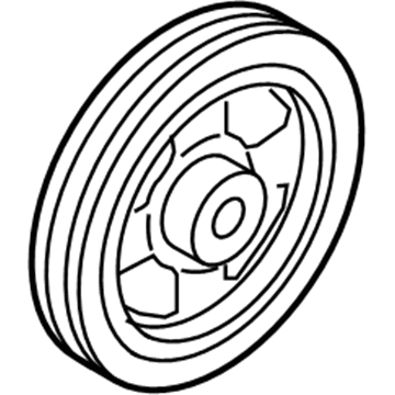 Hyundai Crankshaft Pulley - 23124-2E003