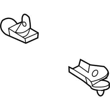 65873-4D500 Hyundai Gusset-Center Floor Front,RH Illustration 1 of 1
