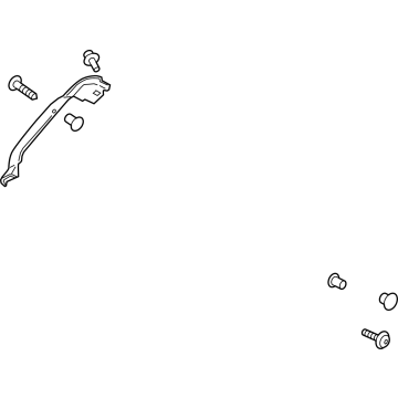 81730-BE000-NNB Hyundai Trim Assembly Tail Gate Frame Side Illustration 1 of 1
